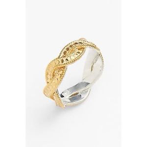 Anna Beck Braided Stacking Ring, size 9